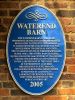 Waterend Barn plaque